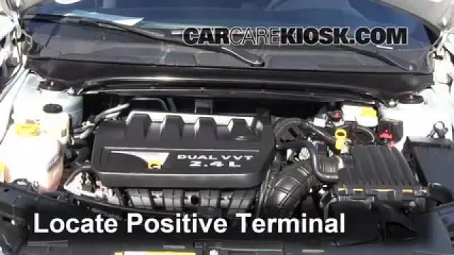 2012 Chrysler 200 LX 2.4L 4 Cyl. Sedan (4 Door) Battery Jumpstart